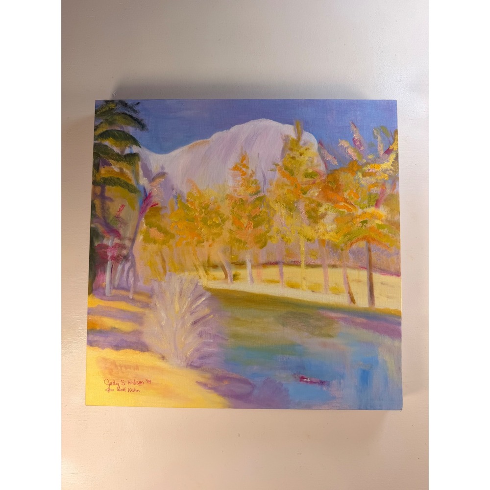 Jody S. Wilson Original Painting Misc 16x16 Yellow Excellent Impressionist Art